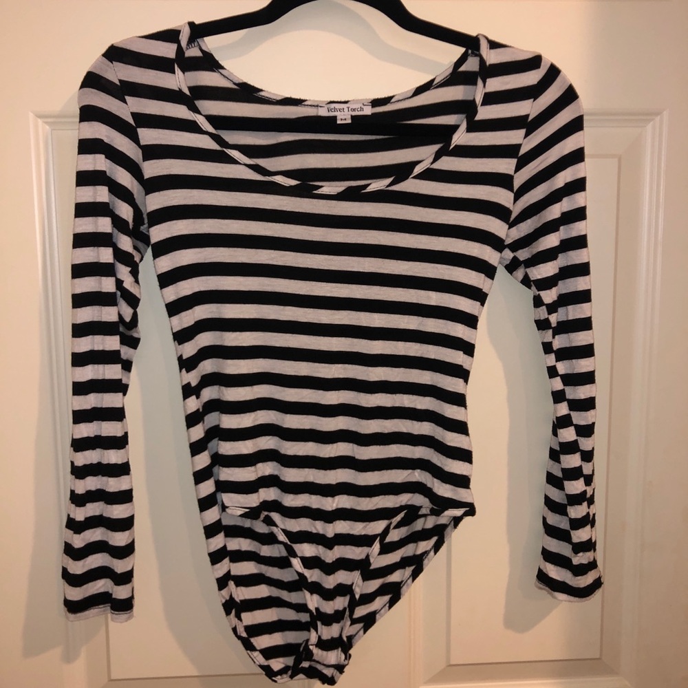 Striped Bodysuit